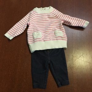 👶🏻 cute newborn baby sweater and jeans outfit